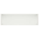 vidaXL Kerti cserép 2 db Fehér 100 x 30 x 30 cm Hidegen hengerelt acél