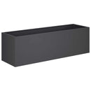 vidaXL Kerti cserép 2 db Antracitszürke 100 x 30 x 30 cm