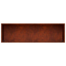 vidaXL Kerti cserép 2 db Rozsdás 100 x 30 x 30 cm Időjárásálló Acél