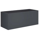 vidaXL Kerti cserép 2 db Antracitszürke 100 x 40 x 40 cm