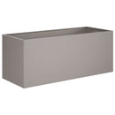 vidaXL Kerti cserép 2 db Rozsdás 100 x 40 x 40 cm Időjárásálló Acél