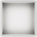 vidaXL Kerti cserép 2 db Ezüst 20 x 20 x 40 cm Horganyzott Acél