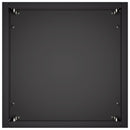 vidaXL Kerti cserép Fekete 20 x 20 x 50 cm Hidegen hengerelt acél