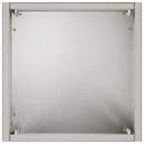 vidaXL Kerti cserép 2 db Ezüst 20 x 20 x 50 cm Rozsdamentes Acél
