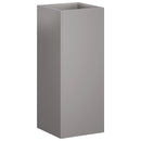 vidaXL Kerti cserép 2 db Rozsdás 20 x 20 x 50 cm Időjárásálló Acél