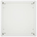 vidaXL Kerti cserép 2 db Fehér 20 x 20 x 75 cm Hidegen hengerelt acél