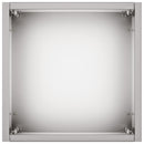 vidaXL Kerti cserép Ezüst 20 x 20 x 75 cm Horganyzott Acél