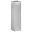 vidaXL Kerti cserép 2 db Ezüst 20 x 20 x 75 cm Horganyzott Acél