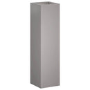 vidaXL Kerti cserép 2 db Rozsdás 20 x 20 x 75 cm Időjárásálló Acél