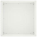 vidaXL Kerti cserép 2 db Fehér 30 x 30 x 40 cm Hidegen hengerelt acél