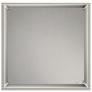 vidaXL Kerti cserép Ezüst 30 x 30 x 40 cm Rozsdamentes Acél