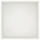 vidaXL Kerti cserép 2 db Fehér 40 x 40 x 75 cm Hidegen hengerelt acél