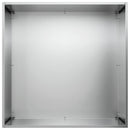 vidaXL Kerti cserép Ezüst 40 x 40 x 75 cm Horganyzott Acél