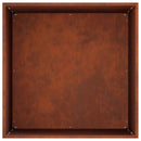 vidaXL Kerti cserép Rozsdás 40 x 40 x 75 cm Időjárásálló Acél