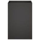 vidaXL Kerti cserép 2 db Fekete 50 x 50 x 75 cm Hidegen hengerelt acél