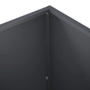 vidaXL Kerti cserép 2 db Antracitszürke 50 x 50 x 75 cm