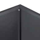 vidaXL Kerti cserép 2 db Antracitszürke 40 x 20 x 40 cm