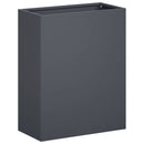 vidaXL Kerti cserép 2 db Antracitszürke 40 x 20 x 40 cm