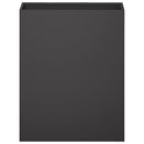 vidaXL Kerti cserép 2 db Fekete 40 x 20 x 50 cm Hidegen hengerelt acél