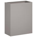 vidaXL Kerti cserép 2 db Rozsdás 40 x 20 x 50 cm Időjárásálló Acél