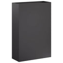 vidaXL Kerti cserép Fekete 40 x 20 x 75 cm Hidegen hengerelt acél