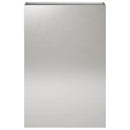 vidaXL Kerti cserép 2 db Ezüst 40 x 20 x 75 cm Rozsdamentes Acél