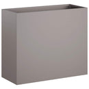 vidaXL Kerti cserép 2 db Rozsdás 50 x 20 x 40 cm Időjárásálló Acél