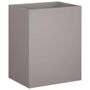 vidaXL Kerti cserép 2 db Rozsdás 40 x 30 x 40 cm Időjárásálló Acél