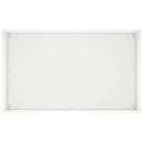 vidaXL Kerti cserép 2 db Fehér 50 x 30 x 40 cm Hidegen hengerelt acél
