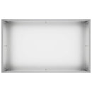 vidaXL Kerti cserép 2 db Ezüst 50 x 30 x 40 cm Horganyzott Acél