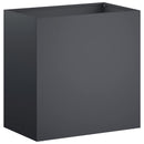 vidaXL Kerti cserép 2 db Antracitszürke 50 x 30 x 50 cm