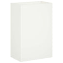 vidaXL Kerti cserép 2 db Fehér 50 x 30 x 75 cm Hidegen hengerelt acél