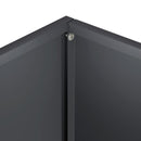 vidaXL Kerti cserép 2 db Antracitszürke 50 x 30 x 75 cm