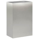 vidaXL Kerti cserép 2 db Ezüst 50 x 30 x 75 cm Rozsdamentes Acél