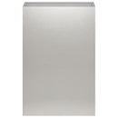 vidaXL Kerti cserép 2 db Ezüst 50 x 30 x 75 cm Rozsdamentes Acél