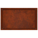vidaXL Kerti cserép 2 db Rozsdás 50 x 30 x 75 cm Időjárásálló Acél