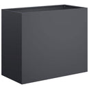 vidaXL Kerti cserép 2 db Antracitszürke 60 x 30 x 40 cm