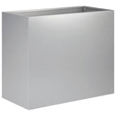 vidaXL Kerti cserép 2 db Ezüst 60 x 30 x 40 cm Horganyzott Acél