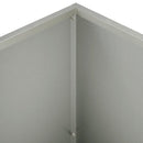 vidaXL Kerti cserép 2 db Ezüst 60 x 30 x 50 cm Rozsdamentes Acél