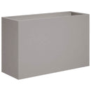 vidaXL Kerti cserép Rozsdás 80 x 30 x 40 cm Időjárásálló Acél