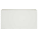 vidaXL Kerti cserép Fehér 100 x 30 x 40 cm Hidegen hengerelt acél