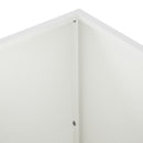 vidaXL Kerti cserép 2 db Fehér 100 x 30 x 40 cm Hidegen hengerelt acél