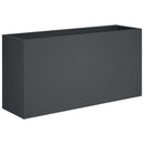 vidaXL Kerti cserép 2 db Antracitszürke 100 x 30 x 40 cm