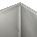vidaXL Kerti cserép Ezüst 100 x 30 x 40 cm Rozsdamentes Acél