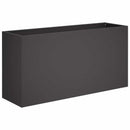vidaXL Kerti cserép 2 db Fekete 100 x 30 x 50 cm