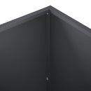 vidaXL Kerti cserép 2 db Antracitszürke 100 x 30 x 50 cm