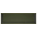 vidaXL Kerti cserép Olajzöld 100 x 30 x 50 cm Hidegen hengerelt acél