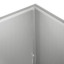 vidaXL Kerti cserép 2 db Ezüst 100 x 30 x 50 cm Horganyzott Acél