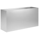 vidaXL Kerti cserép 2 db Ezüst 100 x 30 x 50 cm Horganyzott Acél