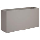 vidaXL Kerti cserép Rozsdás 100 x 30 x 50 cm Időjárásálló Acél